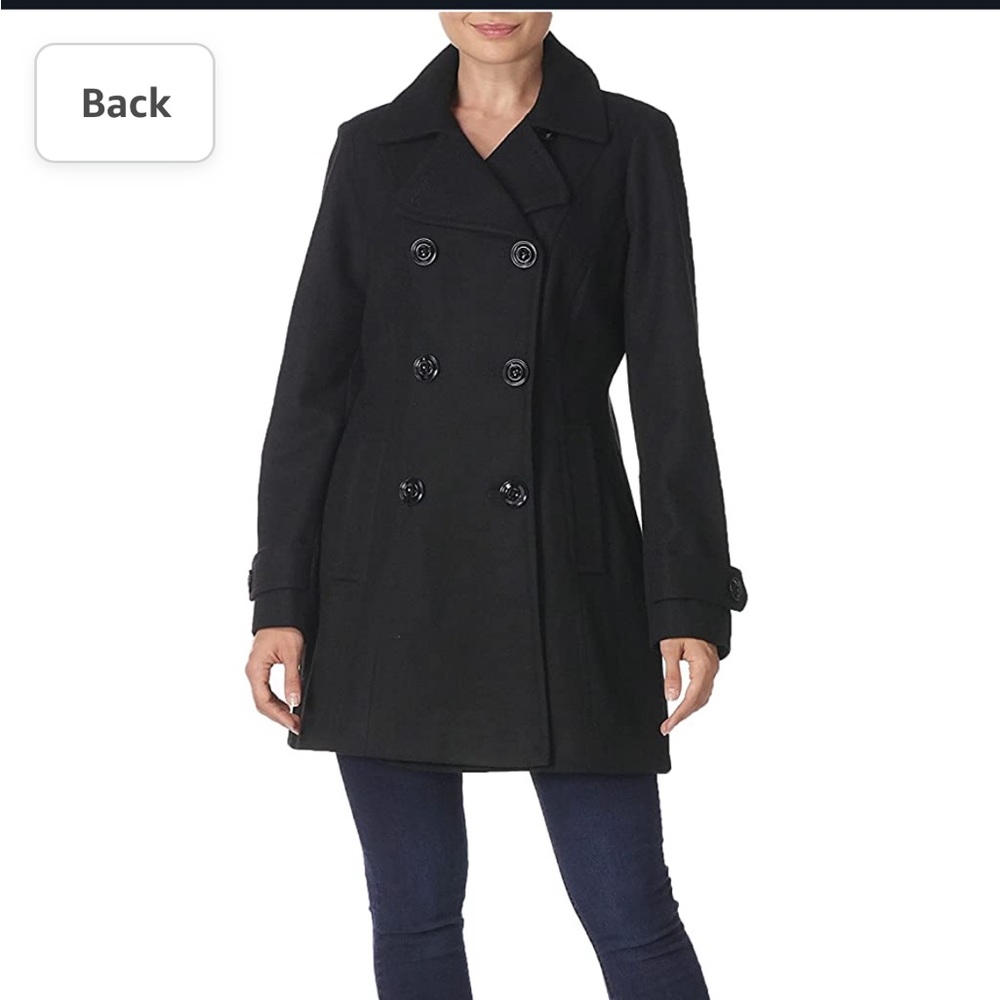 Anne Klein Women's Classic Double Breasted Coat